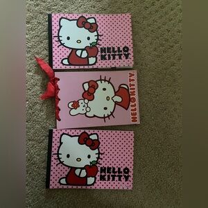 Hello Kitty Pink Notebook and coloring books